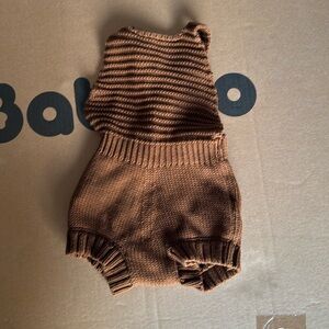 NWOT the simple folk organic cotton knit romper 12-18M